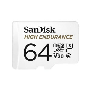 SanDisk ���ϋv �h���C�u���R�[�_�[ �A�N�V�����J�����Ή� microSDXC 64GB SDSQQNR-064G �T���f�B�X�N �C�O�p�b�P�[�W�i