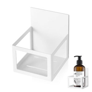 KAIXUANMANバスルームラックマグネット浴室ラックバスポケットシャンプー置き防錆アルミニウムお風呂収納マグネット浮かせる収納省スペース洗面所収納ラックホワイト