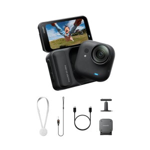 �y�����������񈤗p�zInsta360 GO Ultra �G�b�Z���V�����L�b�g �~�b�h�i�C�g�u���b�N- �|�P�b�g���琢�E���ς��