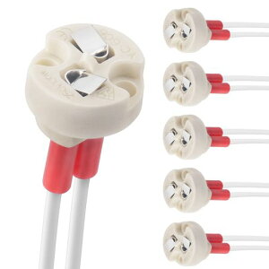 DiCUNOG4LED電球ソケットセラミックソケットG4G6.35GY6.35GX5.3MR16GZ4MR11ランプソケット6個セット