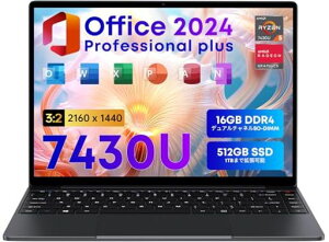 CHUWI�m�[�g�p�\�R��Office2024���ڃp�\�R��CoreBookX14.1�C���`Ryzen57430U�v���Z�b�T�[���ڃ�����16GBSSD512GBWindows11HDMI4K�o��/Type-C*2/Wifi6