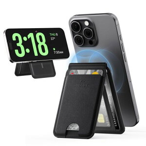 iWALK�X�}�z�X�^���hMagsafe�Ή��J�[�h�P�[�X�y2025�N�V�o��E�������́E�J�[�h5���܂Ŏ��[�\�z���^�y�ʃJ�[�h���[�}�O�l�b�g�p�x���ߐ܂肽���݃X�^���h�E�I���b�g�}�O�Z�[�t�X�^���h�c