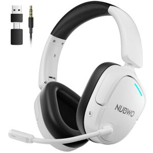 NUBWOHG04�Q�[�~���O�w�b�h�Z�b�g���C�����XPS5�w�b�h�Z�b�g�y2.4GUSB/Type-C/Bluetooth5.3/�L���z4WAY�ڑ������w�b�h�Z�b�g�}�C�N�t��20ms����x��7.1ch�T���E���hFPS