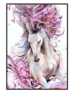 VIKMKMダイヤモンドアートキット5Dダイヤモンド塗装キットモザイクアートDIY手作り絵画手芸キットダイアモンドビーズ絵画キット全面貼り付けタイプ家の壁の装飾