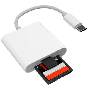 [VIVIDTECH]�^�C�vC�J�[�h���[�_�[USB-C2in1SD/TF(MicroSD)�J�[�h���[�_�[OTG�Ή��������[�J�[�h���[�_�[�X�}�z/PC/Mac/�^�u���b�g�Ή��R���p�N�g�z���C�g