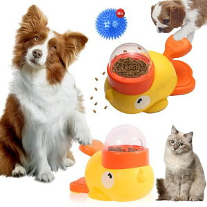 キャットフードディスペンサー自動給餌器猫おもちゃペット自動給餌器おもちゃ犬の餌やりおもちゃペットフィーダー猫用インタラクティブフードディスペンサードッグフードディスペン…