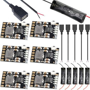 Youmile6�[�d���W���[��5v2a�[�d���d�������W���[��3.7v4.2v�u�[�X�g���o�C���d���ی�PCB�{�[�hUSB����2�R�A�P�[�u��18650�o�b�e���z���_�[