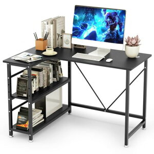 DEWEL �R�[�i�[�f�X�N L���^ ��110cm ���[���b�N�t�� �p�\�R���f�X�N PC�f�X�N �e�����[�N�p ���I���b�N�t���f�X�N �p�\�R�����b�N �ؐ� L���f�X�N ���[�I�t�� �A�W���X�^�t�� ���h��h�~ �I�c