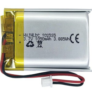 DC3.7V1050mAh102535�[�d�\���`�E���|���}�[�d�rforDIY3.7-5V�d�q���i�A����2���d�r����������
