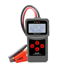 OTORAMバッテリーテスター12V24Vバッテリー診断機6-30V40-2000CCAバッテリーチェッカーバッテリー診断機日本語インターフェース/オートバイ/スノーモービルオートバイのバッテリーヘルスをチ…