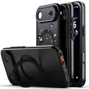 �yIP68�h���E�B�����[���X�^���h�ziPhone17Air�p�P�[�X�h���Ռ��z���ČRMIL�K�i�����B�e�Ή�Magsafe�Ή���F�ؑΉ��S�ʕی슮�S�h���h��h�o����~�ߎ莝���₷�����ϏՌ��X�g���b�v�t��