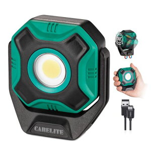 CARELITE作業灯LED作業灯投光器充電可能台座付き360°回転照明範囲広い頑丈高輝度700ルーメンマグネットライト防水ミニオムニライト作業灯コンパクト便利機械検査車修理アウトドアキャン…