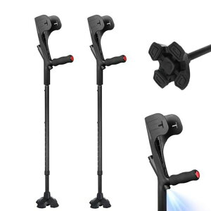 松葉杖多点杖杖つえつえと杖松葉杖男性用女性用杖クラッチ杖折り畳み松葉杖照明付き歩行補助杖調節可能な介護杖