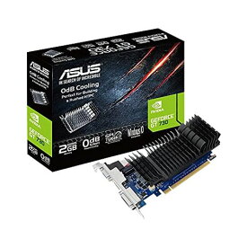 ASUSTEK NVIDIA GEFORCE GT 730 / 2GB GDDR5 / HDMI 2.0B / HDMI 1.4A / ファンレス設計 / 2SLOT / GPU TWEAK II / GT730-SL-2GD5-BRK