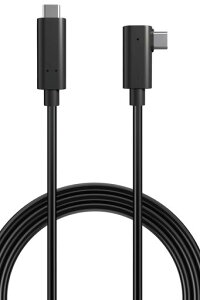 �G���R��USB-C&USB-C�P�[�u��5m60WUSBPD�Ή�10GbpsL���R�l�N�^AOC�P�[�u�����t�@�C�o�[�yOculusQuest�AMetaQuest2/3�Ή��z�u���b�NDH-CCLO50BK