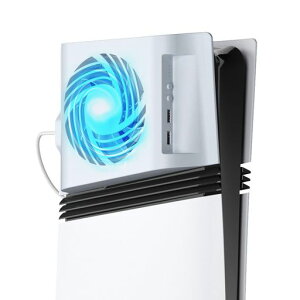 PS5 Pro�p��p�t�@���y�V�o��-�������x���o�zLwuckbarrt PS5 Pro�p ��p �������x���o 3���������\ �����I�ȗ�p�V�X�e�� LED���C�g�t�� USB2.0*2 �T�C�h�t�F�C�X�v���[�g��p�t�@�� USB�|�[�g�t�c