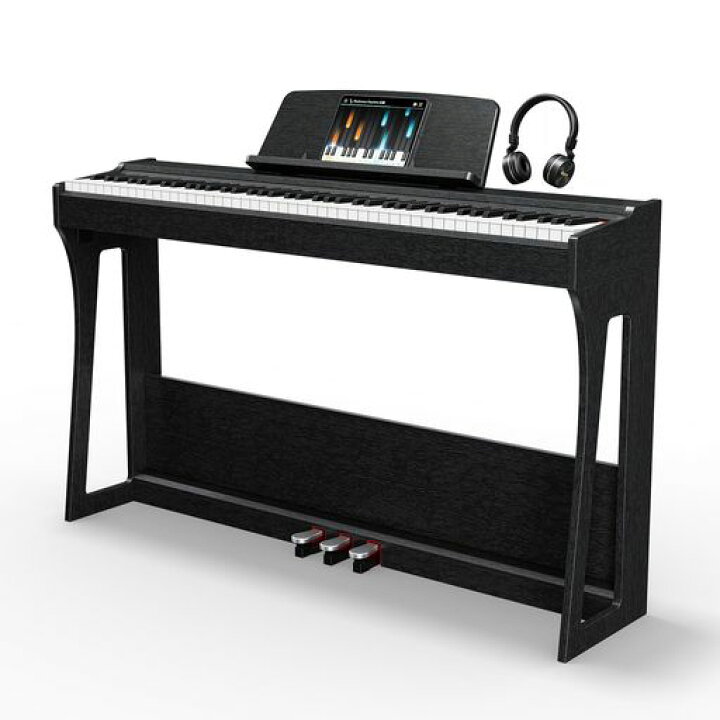 楽天市場】Rhymo電子ピアノ88鍵アップライト型木製スタンド一体型|本格 