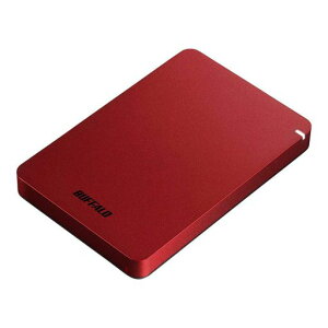 BUFFALO USB3.1(Gen.1)�Ή� �ϏՌ��|�[�^�u��HDD 1TB ���b�h HD-PGF1.0U3-RDA