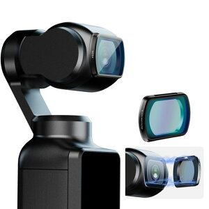 Ulanzi 1/4�u���b�N�\�t�g�t�B���^�[ Pocket3�p�t�B���^�[ ���C�z�� ���w�K���X ���w�i�m�R�[�e�B���O �A�N�V�����J���������Y�A�N�Z�T���[ �����h�� �A���~�g �y�� 1������ PK-01