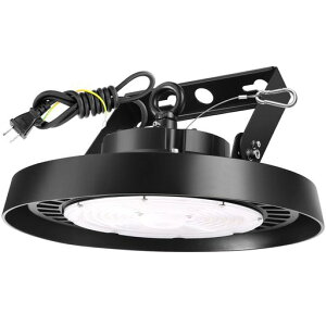 LED���V��Ɩ�200W���V�䓔[1.5M�z���v���O�t]100-277V5000K�����F28000LM(2000W���ⓔ����)UFO�^�n�C�x�C���C�g[3�N�ۏ�]IP65�h���h�oLED������f����Ɠ����ԏ�^����H��Ɩ��q��
