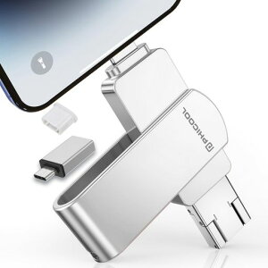 256GBUSB������[�A�v���s�v�A���o�����ڕۑ�!]4in1Phone/Android/PC�Ή�phone���璼��usb�Ɏʐ^���ڂ�/�o�b�N�A�b�v�\�X�}�z�f�[�^�ۑ��O�t��������Type-C���ڑ�e�ʊO�t���X�g���[�W