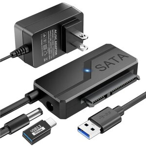 SATAUSB�ϊ��P�[�u��3.5/2.5�C���`HDD500GB~6TBUSB3.0SSD�ڑ��ő�18TB�o�b�N�A�b�vSATA�@��Q�[�~���OPC�A�~�jPC�AMacbook�A�m�[�g�p�\�R���Ȃǃf�o�C�X�Ɏg�p�yUSBType-C