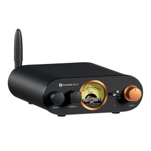 Fosi Audio MC101 Bluetooth �X�e���I�p���[�A���v 100W*2 �z�[���I�[�f�B�I�R���|�[�l���g �~�j�A���v VU ���[�^�[�t�� �p�b�V�u�X�s�[�J�[�p 2 �`�����l�� HiFi ���V�[�o�[ ���ቹ�g�[���R���g���[�c