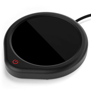コーヒーマグウォーマー自動停止機能付きデスク用カップウォーマースマート温度設定電気飲料紅茶水ミルクウォーマーすべてのカップとマグに対応ヒーティングプレートキャンドルワッ…