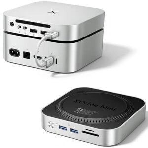 iDsonix Mac Mini M4 �h�b�N(M.2 NVMe/SATA SSD�G���N���[�W������)�AUSB A 10Gbpsx2�AUSB A 5Gbpsx2�ATF/SD�J�[�h�X���b�g�A3.5mm�I�[�f�B�I�W���b�N�AMac Mini M4/M4