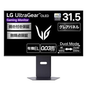 �yVGP 2026 Summer ���܁zLG �Q�[�~���O���j�^�[ LG UltraGear OLED 32GX850A-B 31.5�C���` �L�@EL/4K(3840x2160)/�f���A�����[�h