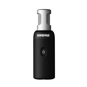 Shure �V���A MoveMic 88+ ���C�����X �X�e���I �R���f���T�[�}�C�N���z�� MV88+W-J-Z6 : Bluetooth �X�}�z �X�e���I�^�� �m�C�Y���_�N�V���� �A�v�� �Ή� ���^ �v���d�l 8���ԘA���g�p �ő�30m�d�g���B