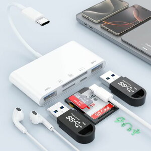 y2025VŁzSDJ[h[_[Type-CJ[h[_[5in1USB/USBC/SD/TFϊA_v^0TG@\}[dnC]ݒsvʐ^/rfI`o]iPhone16/^CvC
