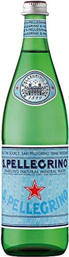 サンペレグリノ (S.PELLEGRINO) 炭酸水 瓶 750ML [直輸入品] ×12本