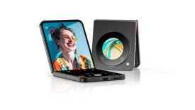 nubiaFlip5Gブラック折りたたみスマホ6.9インチAMOLEDディスプレイdocomo/au/SoftBank/RakutenMobile回線対応SIMフリーFeliCa256GB8GBRAM