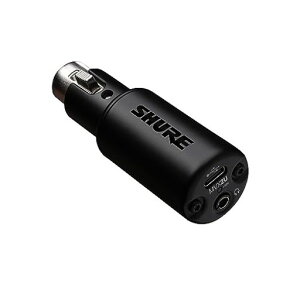 SHURE �V���A MVX2U �f�W�^���I�[�f�B�I�C���^�[�t�F�[�X �w�b�h�z���o�͕t��XLR-USB�ϊ��A�_�v�^�[ : �_�C�i�~�b�N�}�C�N/�R���f���T�[�}�C�N/�z�M(�X�g���[�~���O) / �{�[�J���E�y��^��(���c