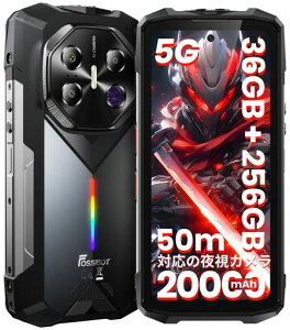 �u5G�Ή��vFOSSIBOT F113 SIM�t���[ �X�}�z �{�� 36GB RAM+256GB ROM 2TB�g���\ 20000MAH��e�ʃo�b�e���[ ANDROID 15 �X�}�z �^�t�l�X�X�}�z �h���h�o�ϏՌ� 6.78�C���` FHD+