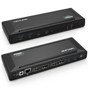 WAVLINKUSBCUltra5K���j�o�[�T���h�b�L���O�X�e�[�V����macbookpro�p�f���A��4K�h�b�L���O�X�e�[�V����60WPD�t��