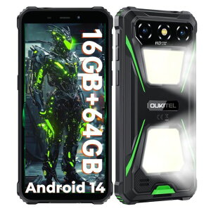 OUKITELG5SIM�t���[�X�}�z�{��16GBRAM64GBROM1TB�g���\6300mAh�̑�e�ʃo�b�e���[900LM�L�����v���C�gAndroid14�h���h�o�ϏՌ��X�}�z�{��sim�t���[6�C���`HD+����13MP