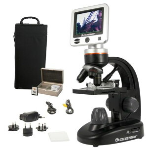 Celestron�Z���X�g����44341���{��I���\LCD�f�W�^��������5MP�f�W�^���J����&TFT3.5�C���`180�x��]���t����ʓ��ڃ}�C�N���X�R�[�vII�u���b�NCelestron44341LCDDigital
