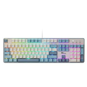 RK ROYAL KLUDGE RK920 �L�����J�j�J���L�[�{�[�h�A�t���T�C�Y104�L�[RGB�Q�[�~���O�L�[�{�[�h(�e���L�[�t��)�A�z�b�g�X���b�v�Ή��N���[�~�[���j�A�X�C�b�`�APBT�L�[�L���b�v�A�A���`�S�[�X�g�c