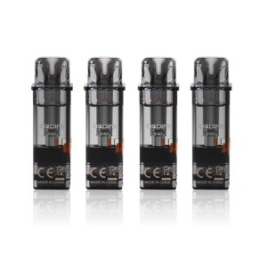 AspireGotekX4.5ml交換用podカートリッジベイプvapepod0.8ohmアトマイザーヘッド電子タバコリキッドなしニコチンフリー商品は1箱2個、計4個入りです(4個入り-2箱)