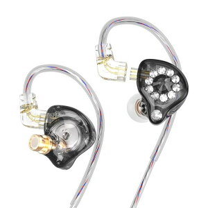 Yeabomy AK6 Spark HiFi�w�b�h�t�H���A11mm PET�����_�C���t�����_�C�i�~�b�N�C���z���A3.5mm�C���C���[�M�t�g�C���z���A�}�C�N�t��DJ�~���[�W�b�N�w�b�h�Z�b (�}�C�N����, �u���b�N)