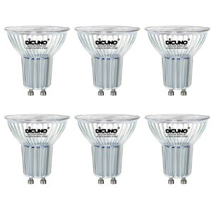 DiCUNO LED�d�� GU10���� 40W�`�n���Q������ 600lm 5W �X�|�b�g���C�g �d���F 2700K LED�X�|�b�g���C�g �L�p 6��