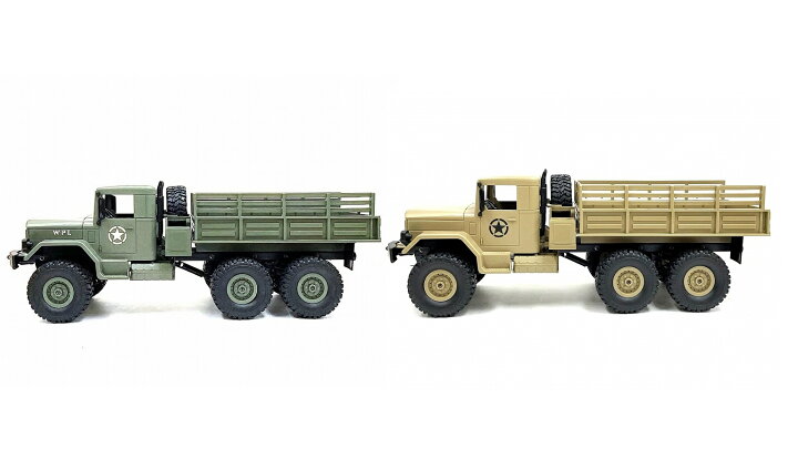 楽天市場】WPL B-16 2.4GHz 1/16 6WD RTR ミリタリートラック ラジコン  