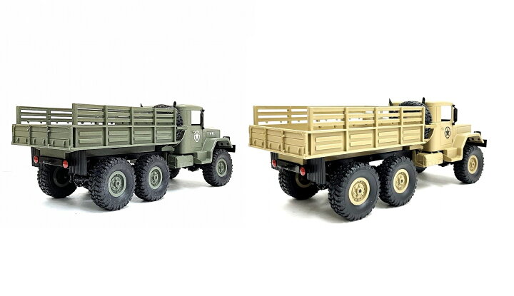 楽天市場】WPL B-16 2.4GHz 1/16 6WD RTR ミリタリートラック ラジコン 