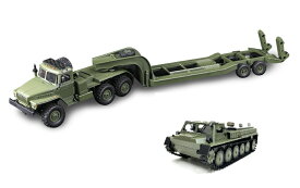 WPL 2.4GHz 1/16 RTR B36-3 6WD ミリタリートレーラーラジコン ☆E-1 クローラー式輸送・牽引トラックラジコン GAZ-71 セット