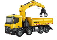 【大人の重機ラジコン】Huina Toys 1538 1/14スケール 2.4GHz 26Ch RTR 4軸8輪 折り曲げ式クレーン トラ…