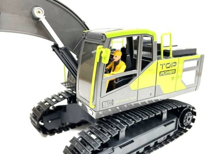 楽天市場】Huina Toys 1661 1/18スケール 2.4GHz RTR パワーショベル 