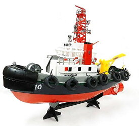 【完成塗装済み】　2.4GHz 放水可能 タグボート ラジコン　☆港湾作業船ラジコン （Seaport WorkBoat）