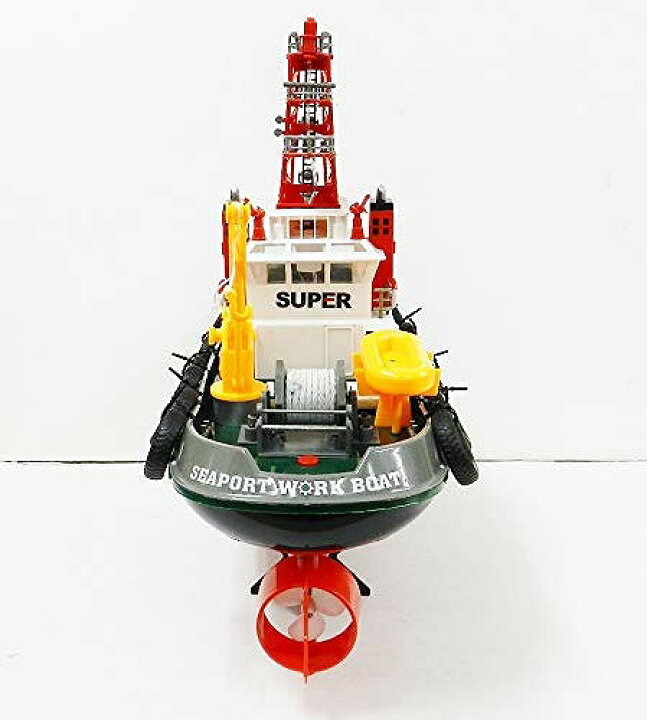 楽天市場】【完成塗装済み】 2.4GHz 放水可能 タグボート ラジコン  